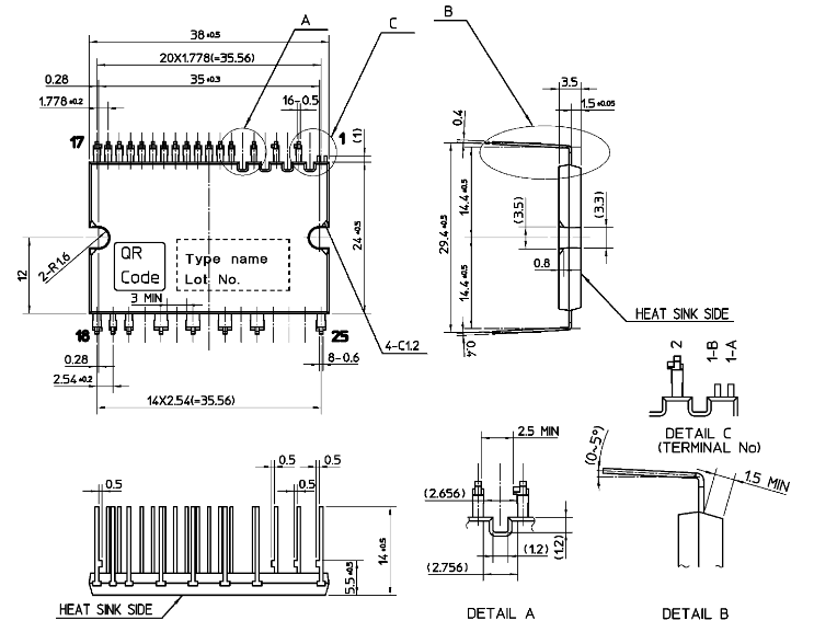 PSS20S92F6-AG Package Outlines