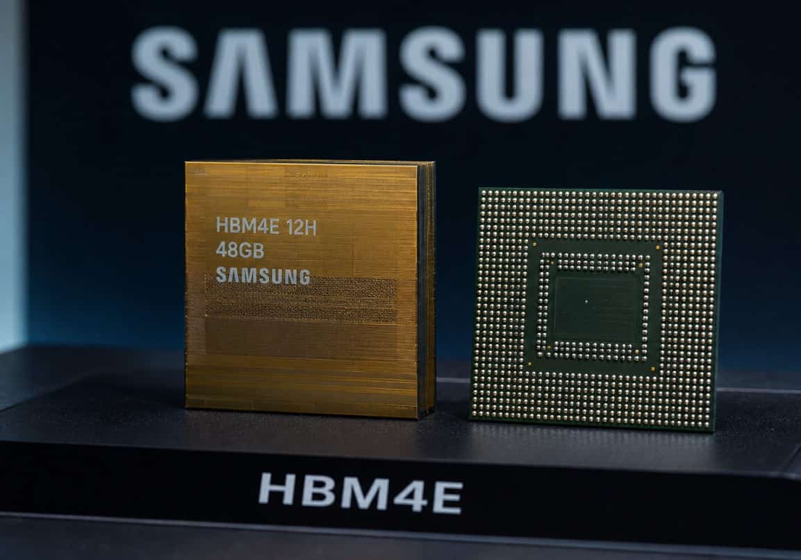  12-high 48GB HBM4E samples